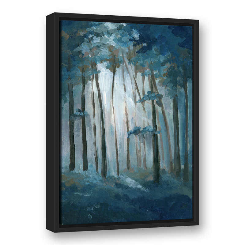 " Blue Tree Forest " Painting Print