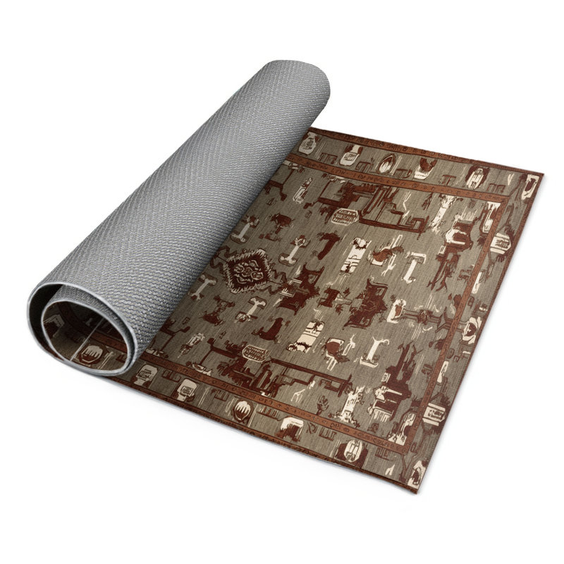 Tapis intérieur et extérieur ArtDeco, Rectangulaire 3 pi x 5 pi