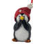 Pingouins de Noël avec chapeaux de père Noël sans mal (ensemble de 3)