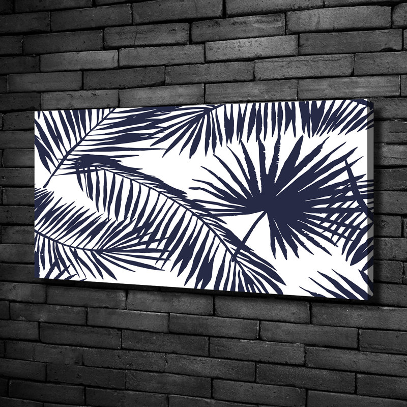 Leaves Of Palm - Print, Canvas, 50cm H x 100cm W x 2cm D