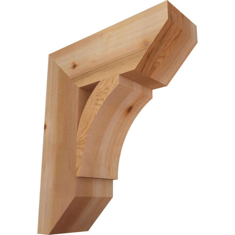 Support latté l 5 5 1/2 po x P 18 po x H 22 po Thorton, Cèdre rouge, H 22 po x l 5,5 po x P 18 po