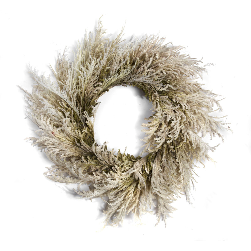 Couronne de 25 po Pampas Grass, Crème