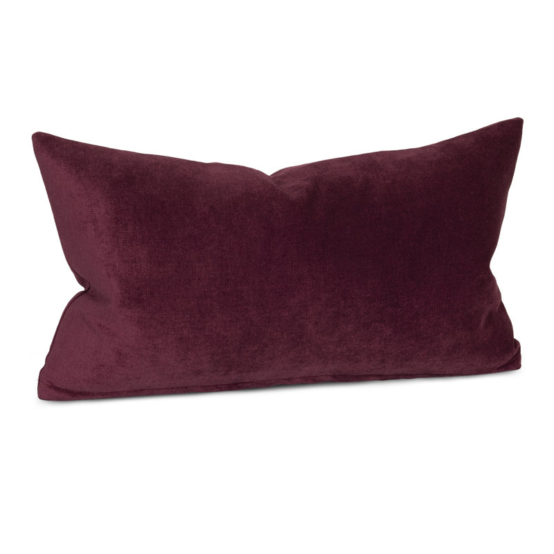 Wein Throw Pillow Cover & Insert, Coffee Bean, Rectangle 12"H x 21"W, Feather