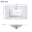 Ensemble de meuble-lavabo classique 30 po, à fixation au sol, avec trois tiroirs, dont un tiroir à double couche, avec de longues poignées dorées - parfait pour les petites salles de bain-1819877297