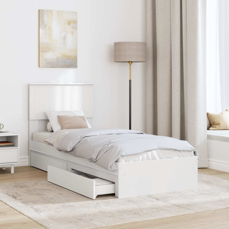 Bed, Small Single (2'6), White
