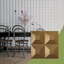 Panneau mural 3D décoratif Swindon EnduraWall l 11 7/8 po x H 11 7/8 po, ruée vers l'or métallique (couvre 0,98 pi2)-123534633