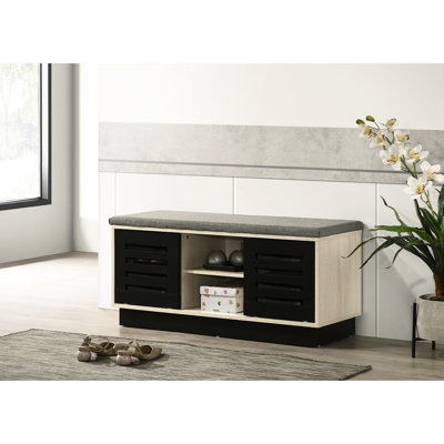 Armoire à chaussures avec portes coulissantes en chêne l 38,5 po Brett