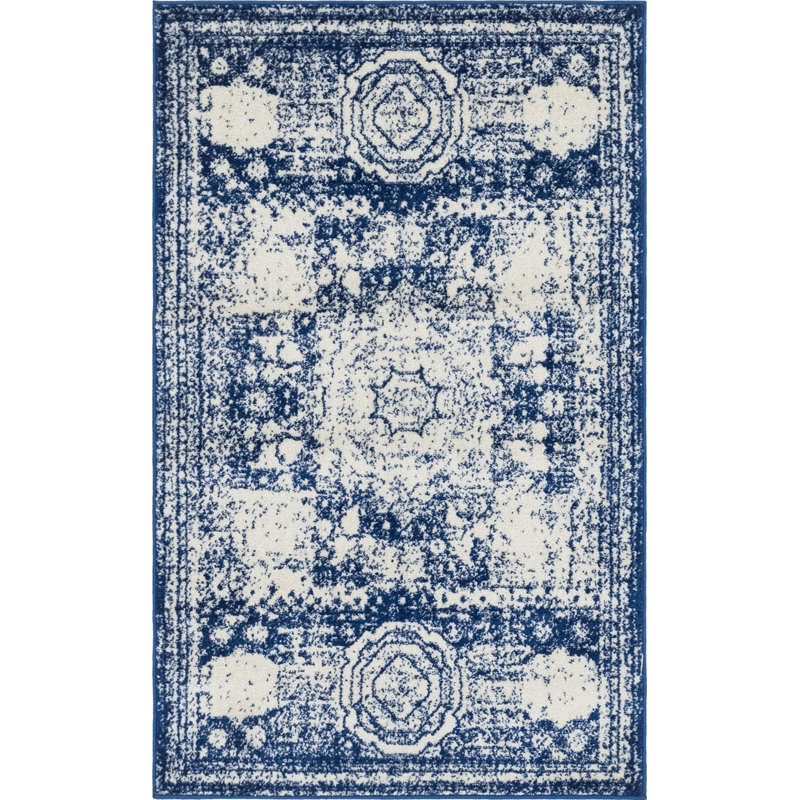 Rizo Geometric Indoor Rug, Rectangle 3'3" x 5'3"