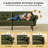 Latitude Run® Faux Leather Upholstered Futon Sofa Bed with Armrests and Backrest Adjustable-394392130