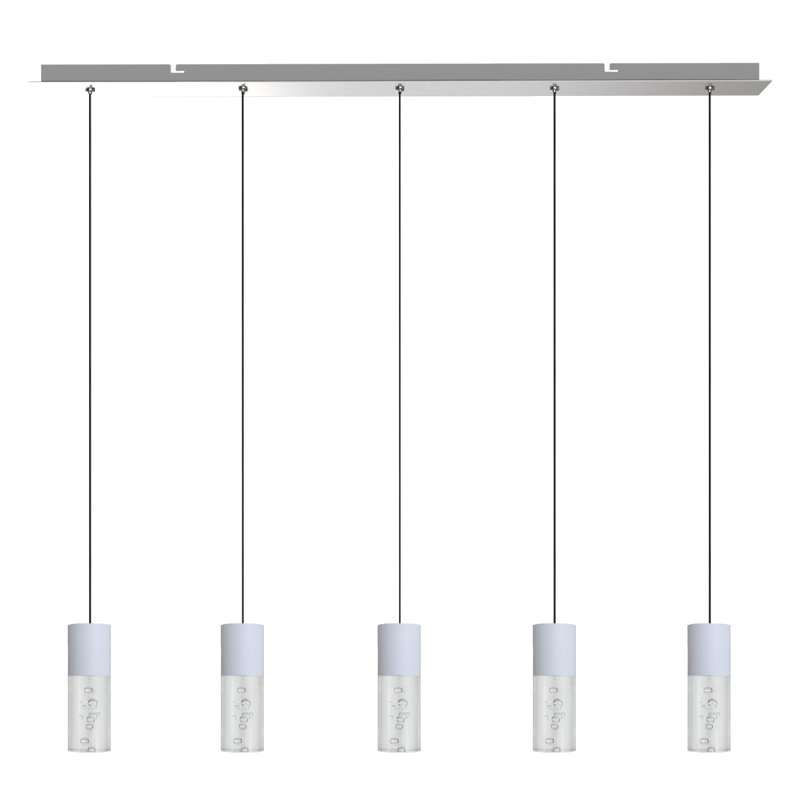Andromedae 5 - Light Kitchen Island Pendant, White
