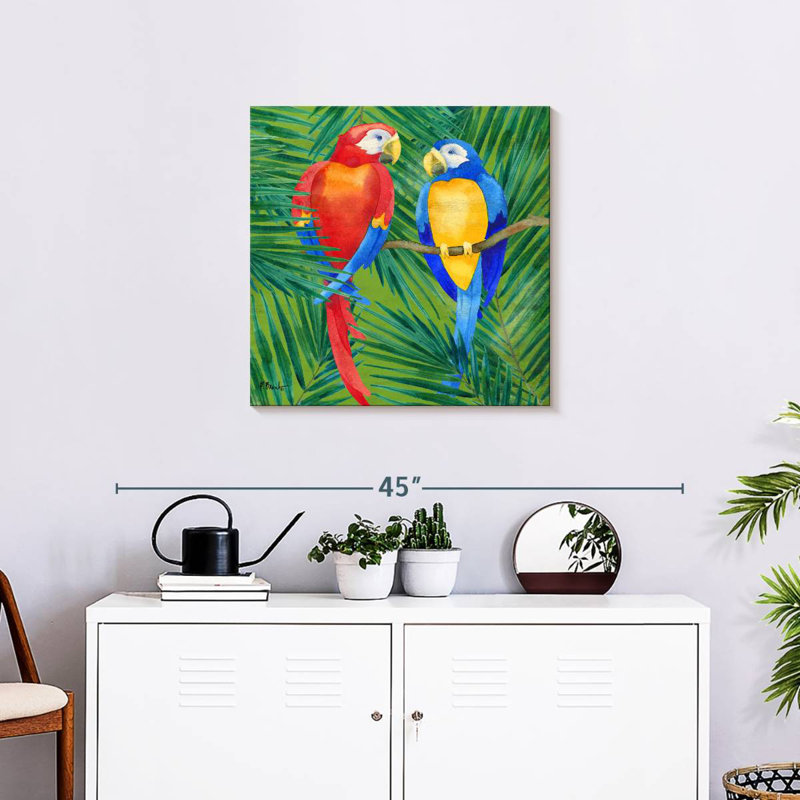 Oiseaux rupestres de l'Amazone, H 24 po x l 24 po