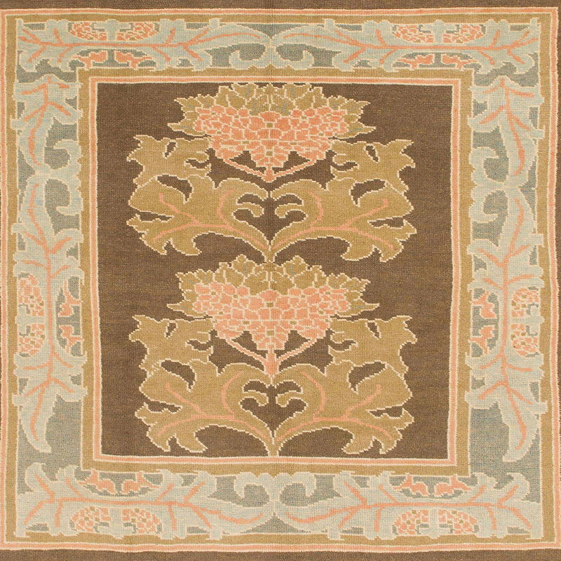 Tapis abstrait moderne 1224, Carré 5 pi