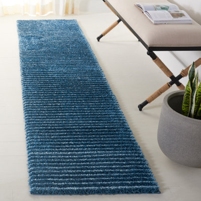 Trichia Penelope Shag Performance Solid Color Rug