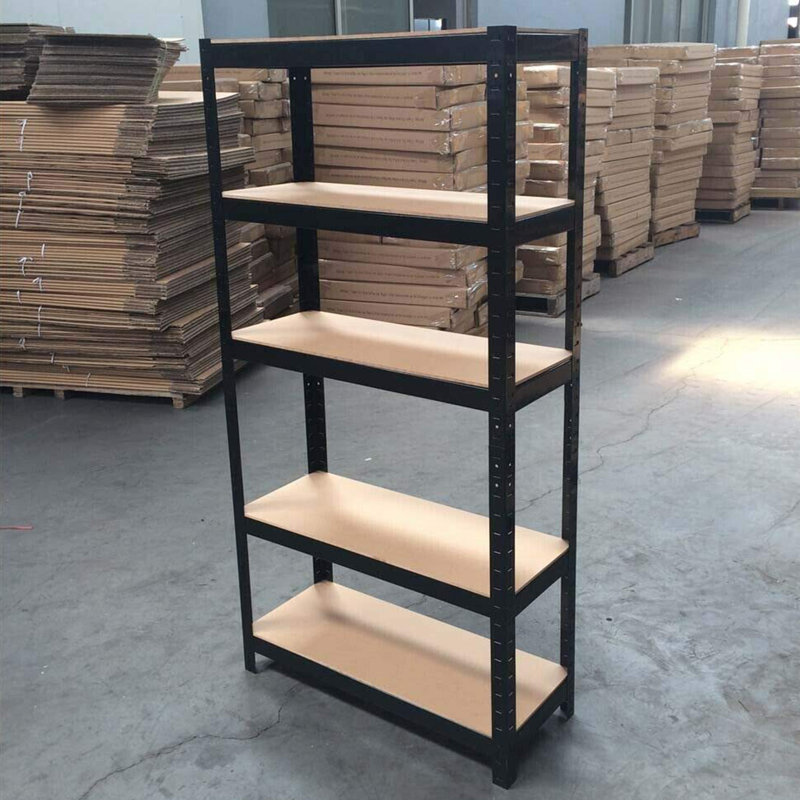 73cm W Steel Shelving Unit, Black