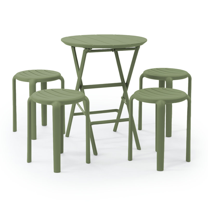 Ensemble de bistro Centreville pour 4 personnes, Vert