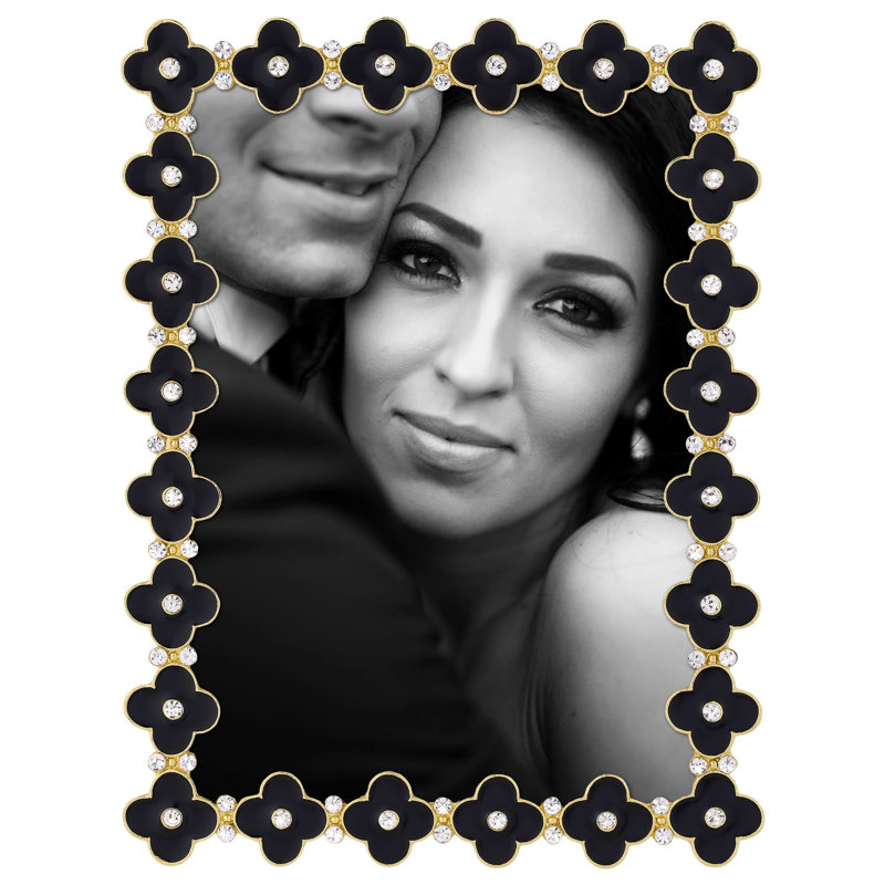 Clover Rectangle Picture Frame, 2.5" x 3.5"
