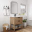Contreplaqué de meuble-lavabo avec 2 tiroirs-245974922