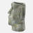 5x5.5x9" Easter Island Cement Planter
