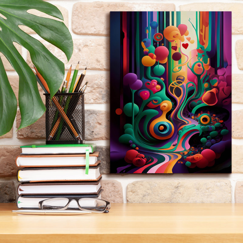 Ivy Bronx 'The Vividly Surreal Forest' by Andreas Magnusson Canvas Wall Art, 18" x 26", H 16 po x l 12 po x P 0,75 po