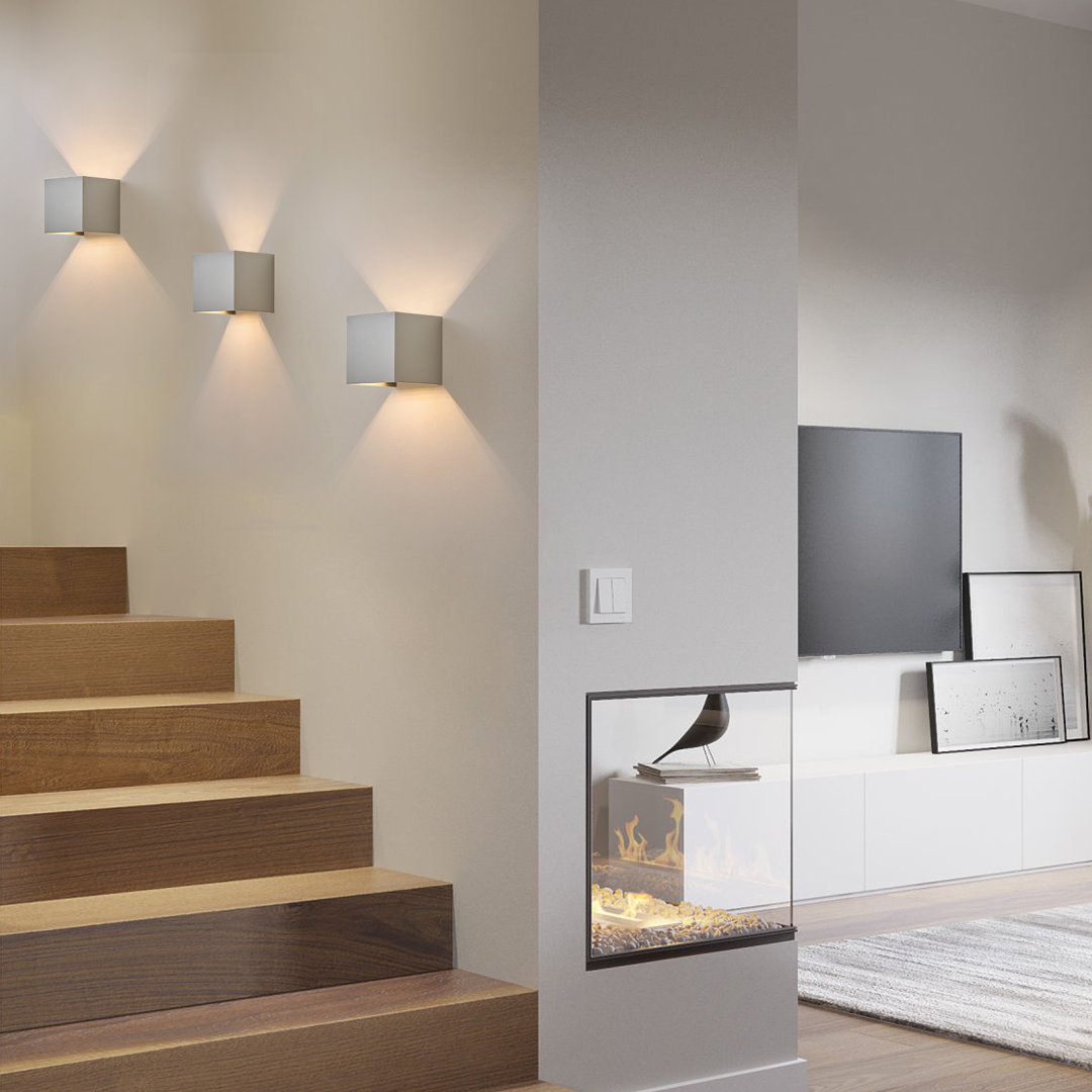 LED Wandleuchte 1-flammig G9 Warmweiß Up & Down Design Innen/Aussen IP65 Wasserdicht Nickolie