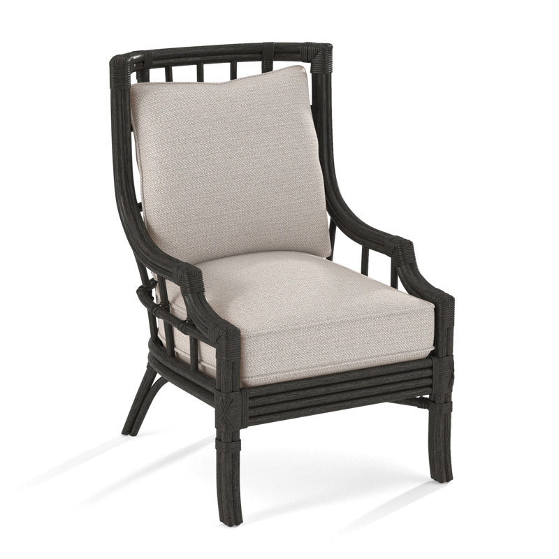 Fauteuil large 28,5 po Seville, Performance texturée blanche; 0865-91, Saule