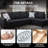 3-piece Linen Sectional Sofa-1306251914