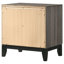 Table de chevet 2 tiroirs Grey Oak