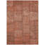 Tapis d'extérieur lavable 9 pi x 12 pi cuivre et gris saumon