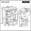Meuble-lavabo blanc moderne de 24 po avec lavabo en céramique, tiroirs à fermeture en douceur et support de rangement pour espaces compacts