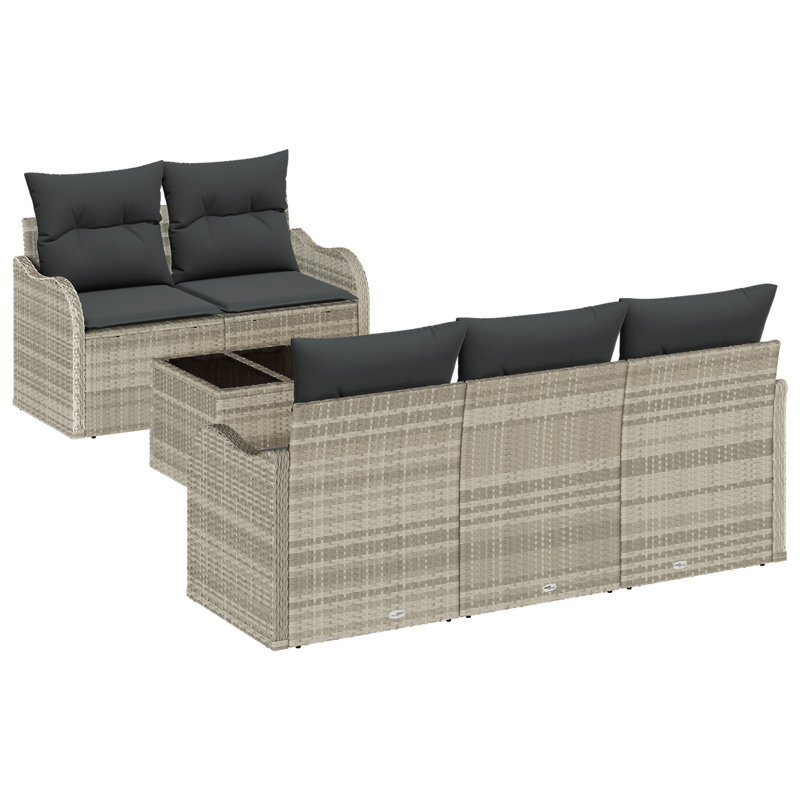 176cm Wide Patio Sofa with Cushions