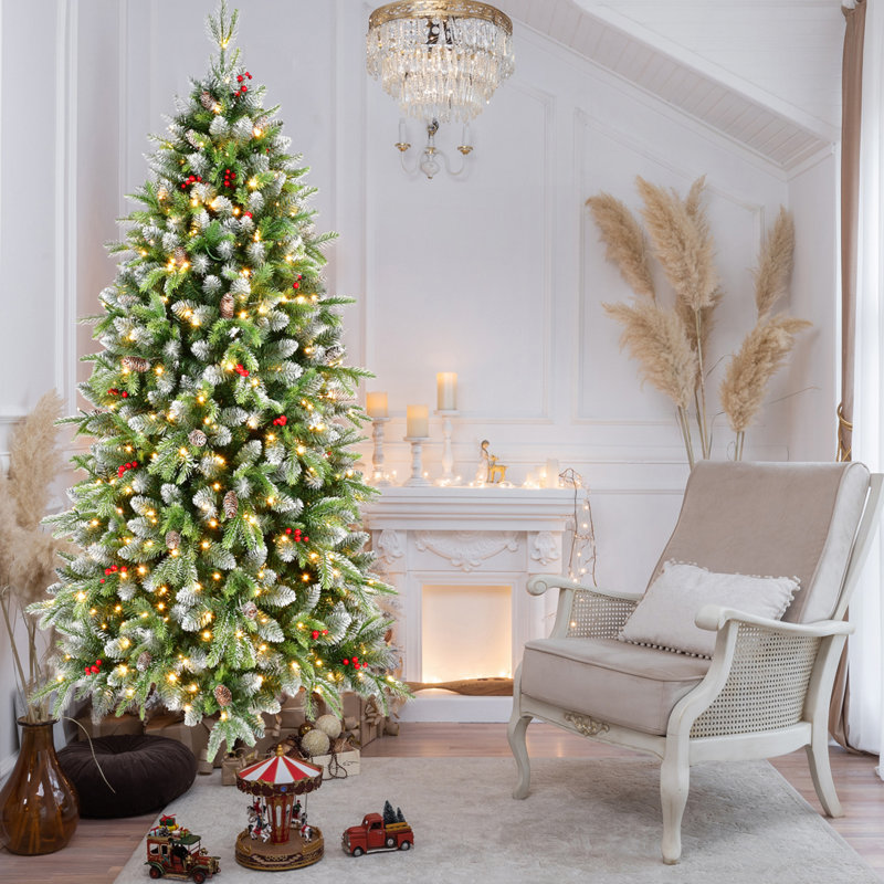 Arbre de Noël artificiel illuminé 6 pi