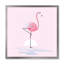 Flamant rose debout - Impression sur toile-59814762-59814767