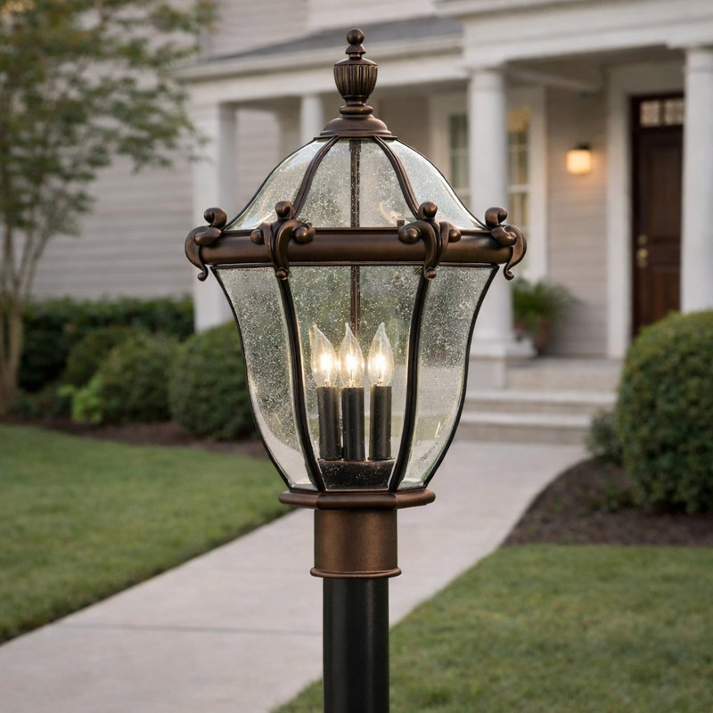San Clemente Outdoor 1-Light Lantern Head, Copper Bronze