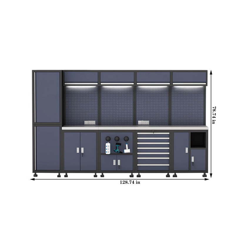 Système de rangement complet pour garage atelier