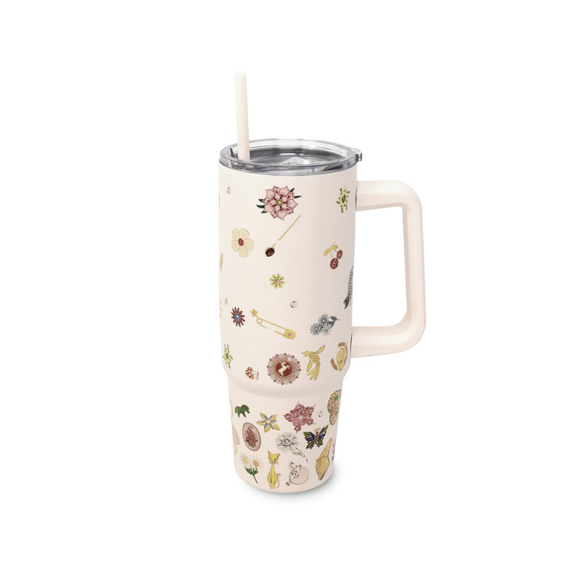 Stainless Steel 30 oz. Tumbler, Brooch Collection