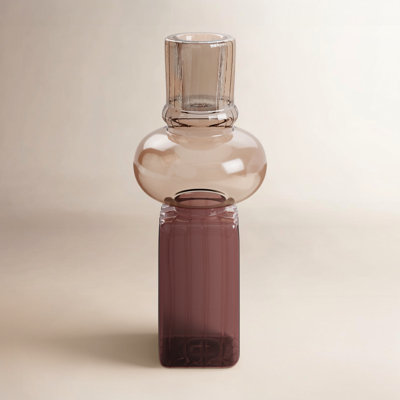 Venie Glass Candlestick Holder