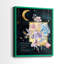 Fleurs de lune III - reproduction encadrée de qualité supérieure - prête à être accrochée - aucun clou requis - aucun clou requis-88884416-88884420