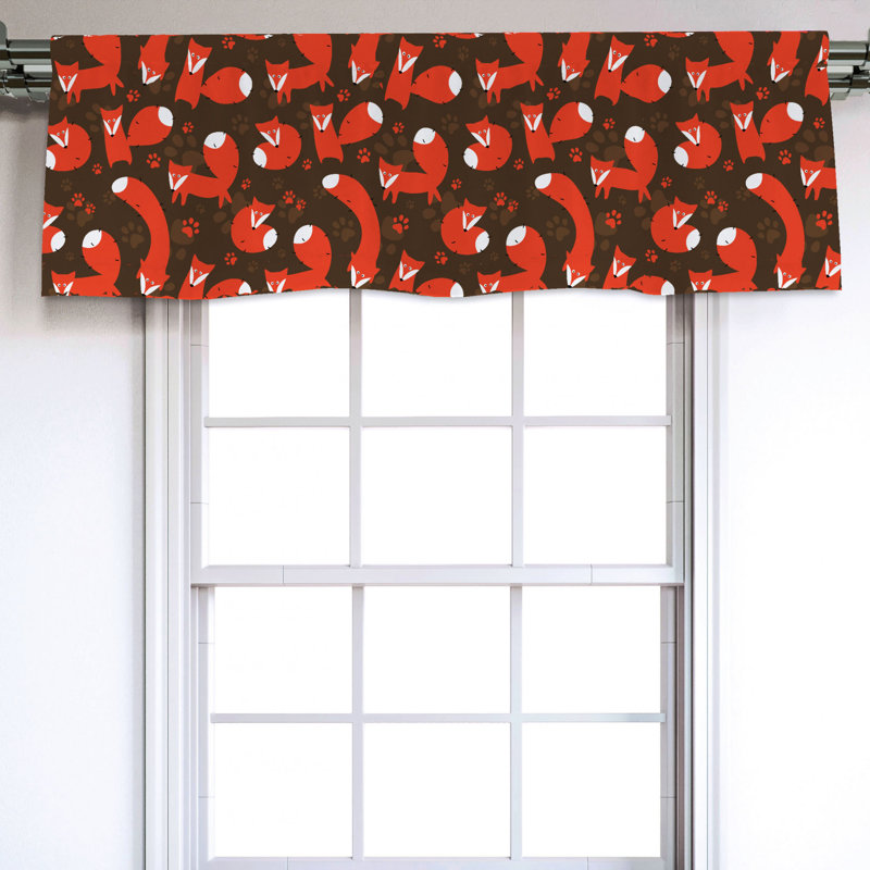 Sateen Ruffled Window Valance