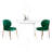 Amoa Contemporary 5-Piece Dining Set, White Round Dining Table With 4 Chairs-899930083-899930087