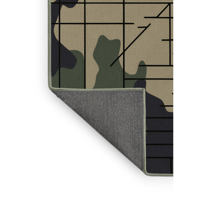 Tapis camouflage Vector, Rond 3 pi