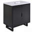 Ensemble de meuble-lavabo 30 po avec lavabo, armoire combinée, armoire de rangement, structure en bois massif-1347762120