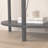 Unique Half Moon Design End Table with Sliding Door,Elegant Semi-circle Entryway
