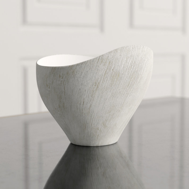 Selena Ceramic / Porcelain Table Vase, 6.25" H x 8.25" W x 6.75" D