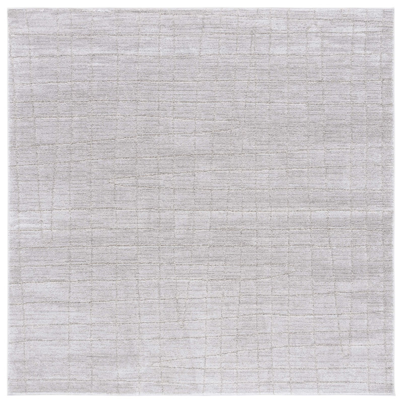 Neptune Performance Abstract Rug, Square 6'7"