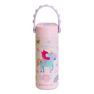 Elemental® Core Pop 18-Oz. Double-Wall Insulated Stainless Steel Water Bottle (Unicorn Rainbow)