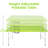 4Ft Portable Folding Table Indoor&Outdoor Maximum Weight 135KG Foldable Table For Camping-1765337809
