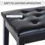 Banc rembourré en similicuir Talei