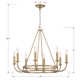 Akir 8 Light Metal Dimmable Chandelier
