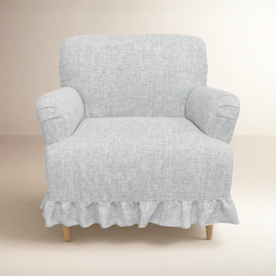 Maggie Ruffle Slipcover Armchair