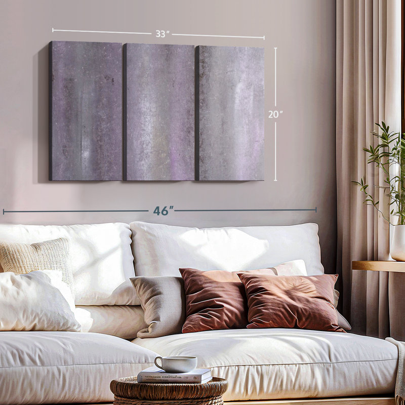 «Holiday», "Abstract Distant Fog Canvas Print" sur, H 20 po x l 33 po x P 1,25 po